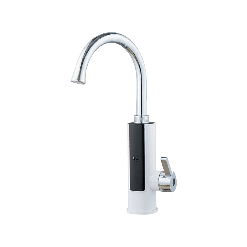 صنابير الماء الساخن الكهربائية SS-04-34 ABS مع شاشة عرض درجة الحرارة الرقمية LED للمطبخ