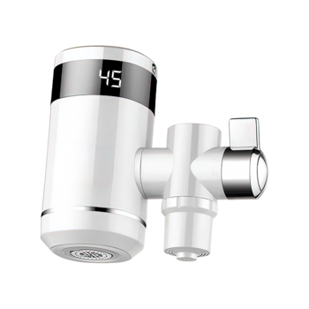 SJ-04-34 Abs مقبض واحد LED عرض درجة الحرارة صنبور مياه فعال بدون تركيب صنبور مياه تسخين كهربائي فوري